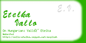 etelka vallo business card